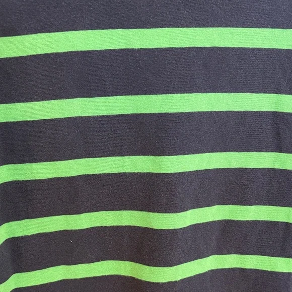 Polo Ralph Lauren Navy Blue & Kelly Green Striped Long Sleeve Tee Boys 3T Kids - Picture 6 of 6